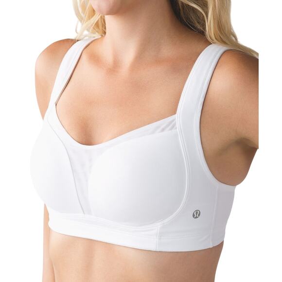 Lululemon Ta Ta Tamer II White Womens Size 34DD - Picture 1 of 11